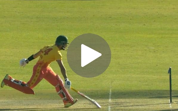 [Watch] Sikandar Raza's Disastrous Run-Out As Dube Magically Manages To Hit A Single Bail